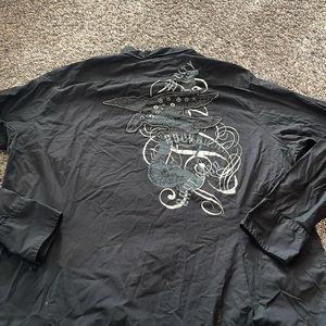 DKNY men’s button down, 2XL, design on back as shown in pic